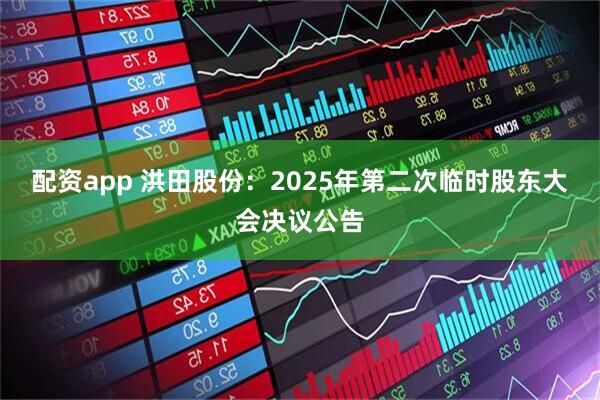 配资app 洪田股份：2025年第二次临时股东大会决议公告